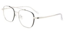 Pure Titanium Prescription Glasses Garland Silver
