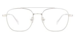 Pure Titanium Prescription Glasses Garland Silver – Spring Hinge Glasses