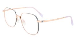 Pure Titanium Prescription Glasses Mckinney Black Gold – Spring Hinge Glasses