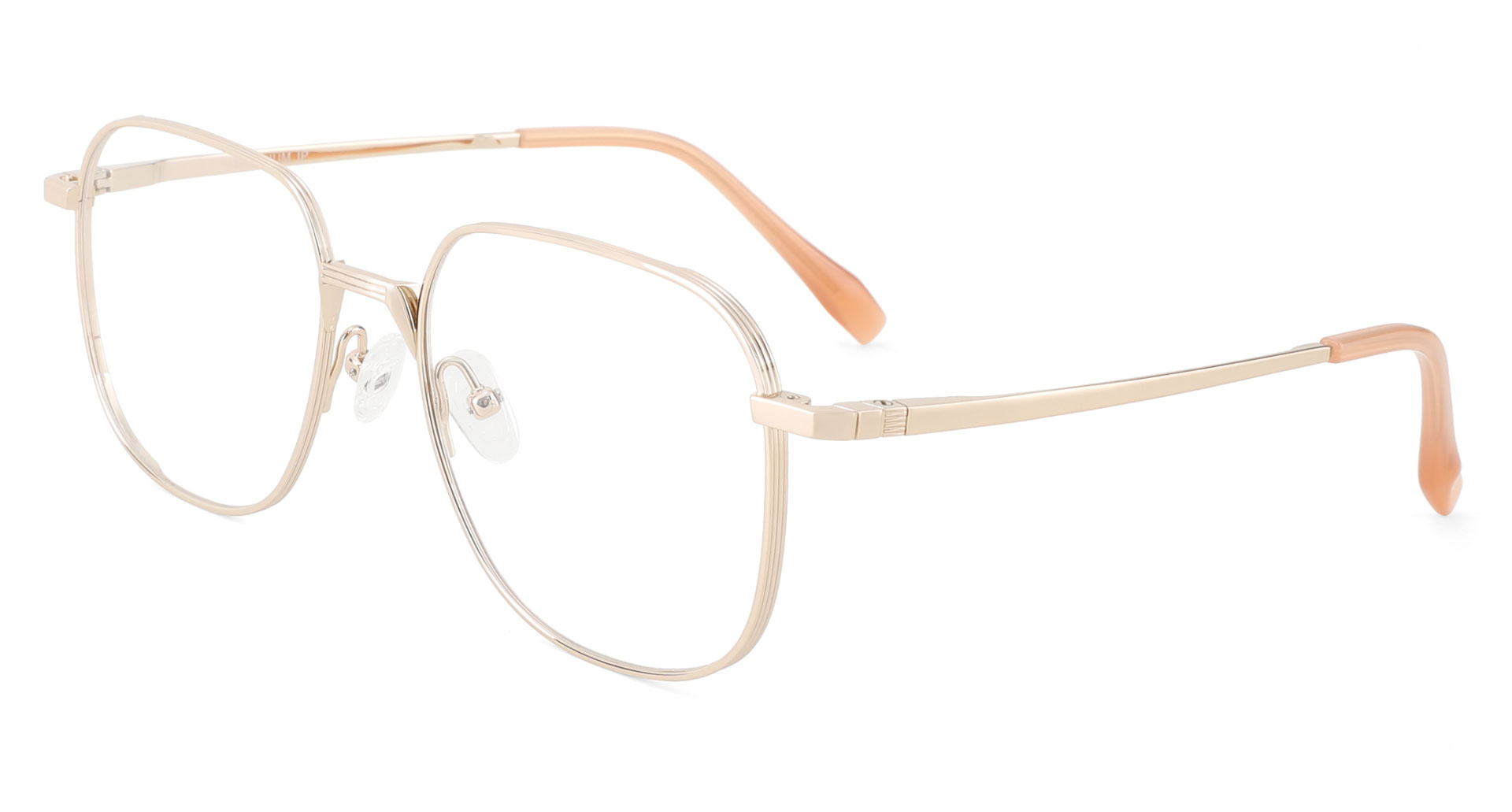 Pure Titanium Prescription Glasses Mckinney Gold