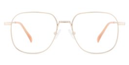 Pure Titanium Prescription Glasses Mckinney Gold – Spring Hinge Glasses